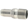 Dixon Valve & Coupling 1" Pipe ID, Threaded Combination Nipple for Hoses Male NPT, 316 Stainless Steel RST10 - 48442990