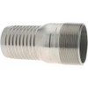 Dixon Valve & Coupling 2" Pipe ID, Threaded Combination Nipple for Hoses Male NPT, 316 Stainless Steel RST25 - 48443022