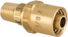 Dixon Valve & Coupling 1/4 NPTF, Reusable Hose Male Fitting 3/8" Hose ID x 5/8" Hose OD MSC1836104K - 48760441