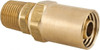 Dixon Valve & Coupling 1/2 NPTF, Reusable Hose Male Fitting 1/2" Hose ID x 7/8" Hose OD MSC1838148K - 48760896