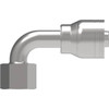 Eaton Hydraulic Hose Fittings & Couplings, Type: Female ORS Swivel Short Drop 90 Elbow, Hose Diameter: 1 (Inch), Hose Size: -10, Thread Size: 1-14, Thread Type: FOR-SEAL, Material: Carbon Steel 10Z-A30-BG - 14990915