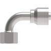 Eaton Hydraulic Hose Fittings & Couplings, Type: Female Swivel DIN 24 Seat 90 Light, Hose Diameter: 25/64 (Inch), Hose Size: -4, Thread Size: M16X1.5, Thread Type: Metric, Material: Carbon Steel 04Z-60D-BG - 19153121