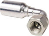 Parker Hannifin 7/16-20 Female JIC Steel Hydraulic Hose Female JIC Swivel & 90° Elbow & Short Drop 6,000 psi, -4 Hose Size, 1/4" Hose Diam, Series 56 13956-4-4 - 44036135