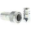 Parker Hannifin 1/2 Thread Hydraulic Hose Coupler 2,500 psi, -8 Hose Size, 1/2" Hose Diam BD-4000-4-1 - 45649662
