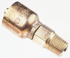 Parker Hannifin 1/2-14 Male NPTF Steel Hydraulic Hose Male Rigid Fitting 10,000 psi, -10 Hose Size, 5/8" Hose Diam, Series 43 10143-8-10 - 49721186