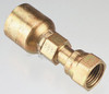 Parker Hannifin 3/8 Thread Hydraulic Hose Fitting -6 Hose Size, 3/8" Hose Diam 1JS43-6-6 - 49727746