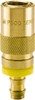 Parker Hannifin Nonthreaded Brass Hydraulic Hose Push-Lok Hose Barb Coupler & Straight Fitting 200 psi, 12 GPM, 1/2" Hose Diam, Series Moldmate PC504-BP - 60671401