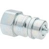 Parker Hannifin 1/2-14 NPTF Steel Hydraulic Hose Coupler 6,000 psi, -8 Hose Size, 1/2" Hose Diam KP64116 - 66436858