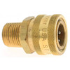 Parker Hannifin 1/2-14 NPTF Brass Hydraulic Hose Coupler 2,200 psi, -8 Hose Size, 1/2" Hose Diam PQ-00102 - 66454745