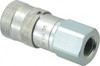 Parker Hannifin 3/8-18 NPSF Steel Hydraulic Hose Female Pipe Thread Coupler & No Lock Fitting 3,625 psi FEM-371-6FP-NL - 71898316