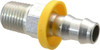 Parker Hannifin 1/4-18 Thread Hydraulic Hose Fitting -6 Hose Size, 3/8" Hose Diam 30182-4-6 - 80051477
