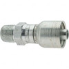 Value Collection 1/2-14 NPT Steel Hydraulic Hose Adapter -8 Hose Size, 1/2" Hose Diam, Series TTC BD-14727 - 53573390