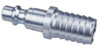 CEJN Hose Barb Asian Pneumatic Hose Connector Steel Zinc-Plated, 1/4" Body Diam, 3/8" Hose ID 10 315 5004 - 00140814