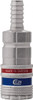 CEJN Hose Barb European High Flow Pneumatic Hose Safety Coupler Steel/Brass, 1/4" Body Diam, 3/8" Hose ID 10 320 2004 - 61733788