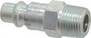 Coilhose Pneumatics 3/8 Male NPT Industrial Pneumatic Hose Connector Plated Steel, 3/8" Body Diam 5801 - 79803003