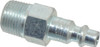 Parker Hannifin 3/8-18 Male NPT Industrial Pneumatic Hose Connector Steel, 1/4" Body Diam H2C-E - 84930197