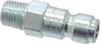Parker Hannifin 1/4-18 Male NPT Tru-Flate Automotive Pneumatic Hose Connector Steel, 3/8" Body Diam 0E - 84931203