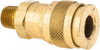 Parker Hannifin 1/4-18 Male NPT Universal Pneumatic Hose Coupler Brass, 1/4" Body Diam UC-251-4MP - 84932045
