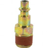 Stanley Bostitch 3/8 Male NPT Pneumatic Hose Plug 1/4" ID, Steel Zinc Plated, Industrial Interchange, 1/4" Body Diam IP-38M - 39052493