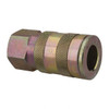 Value Collection 1/4 Female NPT Tru-Flate Automotive Pneumatic Hose Coupler Steel, 3/8" Body Diam, 1/4" Hose ID 2333772511JP - 40777385