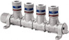 CEJN 1/2" Inlet, 1/4" Outlet Manifold 7" Long x 2.28" Wide x 2.7" High, 0.245" Mount Hole, 212°F Max, 230 Max PSI, 1 Inlet Port, 4 Outlet Ports 19-902-9154-NPT - 31057987