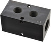 Made in USA 1/2" Inlet, 1/4" Outlet Manifold 2-3/4" Long x 1-1/2" Wide x 1-1/2" High, 0.2" Mount Hole, 2 Inlet Ports, 2 Outlet Ports PCM30-250-02B - 06429245