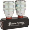 Value Collection 1/4" Inlet, 1/4" Outlet Manifold 2.56" Long x 3/4" Wide 1 Inlet Port, 2 Outlet Ports 2621222540JP - 36074607