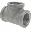 B&K Mueller Size 1-1/4", Class 150, Malleable Iron Black Pipe Tee 150 psi, Threaded End Connection 520-606HN - 62149018