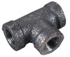 B&K Mueller Size 1 x 1 x 1-1/4", Class 150, Malleable Iron Black Pipe Reducing Tee 150 psi, Threaded End Connection 520-556HC - 62149224