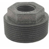 Made in USA Size 1-1/2 x 1/2", Class 150, Cast Iron Black Pipe Hex Bushing 150 psi, Threaded End Connection 1DXD.BB - 36989598