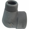 Made in USA Size 1-1/4", Class 3,000, Forged Carbon Steel Black Pipe 90° Street Elbow 3,000 psi, Threaded End Connection 0361109606 - 07722747