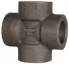 Made in USA Size 2", Class 3,000, Forged Carbon Steel Black Pipe Cross 3,000 psi, Socket Weld End Connection 0362038408 - 74025966