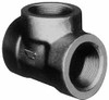 Made in USA Size 2-1/2", Class 3,000, Forged Carbon Steel Black Pipe Tee 3,000 psi, Threaded End Connection 0361120801 - 71214274