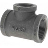Value Collection Size 1-1/4 x 1-1/4 x 1", Class 150, Malleable Iron Black Pipe Reducing Tee 150 psi, Threaded End Connection B130R 32X25 - 36988079