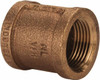 Legend Valve 3/4" Bronze Pipe Coupling FNPT x FNPT x FNPT Ends, 125 psi, Uncoated, Class 125 310-084NL - 41991571