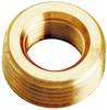 Merit Brass 3/8 x 1/4" MNPT x FNPT Face Bushing 125 psi, Brass NLBS115-0604 - 68610765