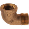 Merit Brass 3/4" Brass Pipe 90° Street Elbow FNPT x MNPT Ends, Class 125 X103-12 - 02201473