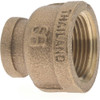 Merit Brass 1 x 1/2" Brass Pipe Reducing Coupling FNPT x FNPT Ends, Class 125 X112-1608 - 02204238