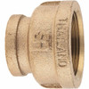 Merit Brass 1-1/2 x 1" Brass Pipe Reducing Coupling FBSPT x FBSPT Ends, Class 125 XB112-2416 - 60285582