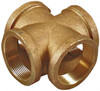 Merit Brass 1/2" FNPT Cross 125 psi, Brass XNL110-08 - 63341275
