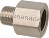 Value Collection 1/2 x 3/8" Brass Pipe Adapter FNPT x MNPT Ends, 125 psi, Nickel Plated Finish PC120NB-86 - 74027004