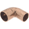 Mueller Industries 1/2" Wrot Copper Pipe 90° Street Elbow FTG x C, Solder Joint W 01652 - 36891182