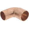Mueller Industries 3/4" Wrot Copper Pipe 90° Street Elbow FTG x C, Solder Joint W 01654 - 36891190