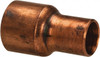 Mueller Industries 1/4 x 1/8" Wrot Copper Pipe Reducer Coupling C x C, Solder Joint W 01011 - 36889855