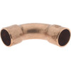 Mueller Industries 3/8" Wrot Copper Pipe 90° Long Radius Elbow C x C, Solder Joint W 02717 - 36891265