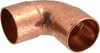 Mueller Industries 1-1/4" Wrot Copper Pipe 90° Elbow C x C, Solder Joint W 02084 - 36891075