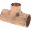 Mueller Industries 1/2 x 1/2 x 3/8" Wrot Copper Pipe Tee C x C x C, Solder Joint W 04007 - 36891513