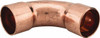 Mueller Industries 1-1/4" Wrot Copper Pipe 90° Long Radius Elbow C x C, Solder Joint W 02055 - 36891315
