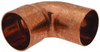 Mueller Industries 2" Wrot Copper Pipe 90° Street Elbow FTG x C, Solder Joint W 02386 - 36891232