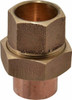 NIBCO 1" Cast Copper Pipe Union C x C, Pressure Fitting B255550 - 71940696